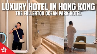 HONG KONG VLOG: Fullerton Hotel Ocean Park: Luxury Hotel in Hong Kong