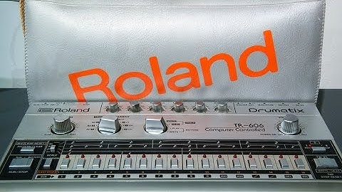 Vintage 1980s Roland TR-606 drum machine - (SOLD) - completely restored by CVRSE