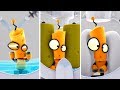 Rob the robot grooming lessons with friends  cartoon animated series