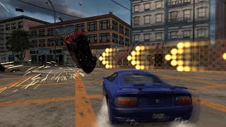 Burnout 3: Takedown | PCSX2 | Super Grand Prix with Blue Super Type 1 (MOD) | 4K