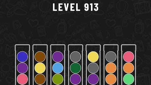 Ball Sort Puzzle Level 913 #ballsortpuzzle #ballsortpuzzlegameplay #puzzlegame #mobile games