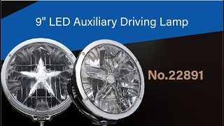 シーグラスランプ 9-Inch LED Auxiliary Driving Lamp 22891 | Lucidity