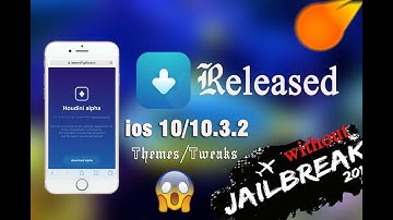Houdini for ios 10 to 10.3.2 released | Theme / Tweak idevice without jailbreak iPhone , ipod , ipad