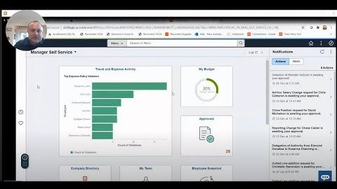 Demo: PeopleTools 8.59 Homepage and Navigation