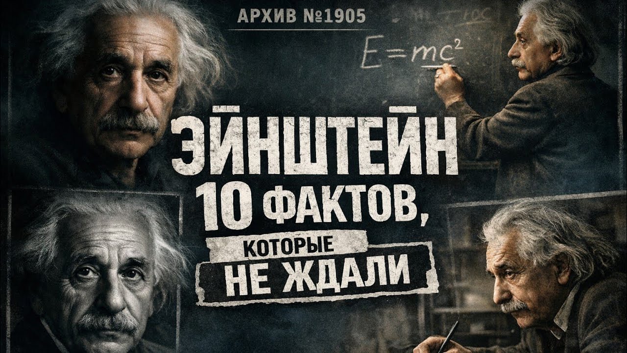 Топ-10 неожиданных фактов об Эйнштейне, о которых редко говорят.