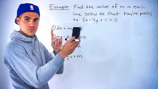 MPM2D (Grade 10 Academic Math) - Find the Equation of a Line Between Two Points