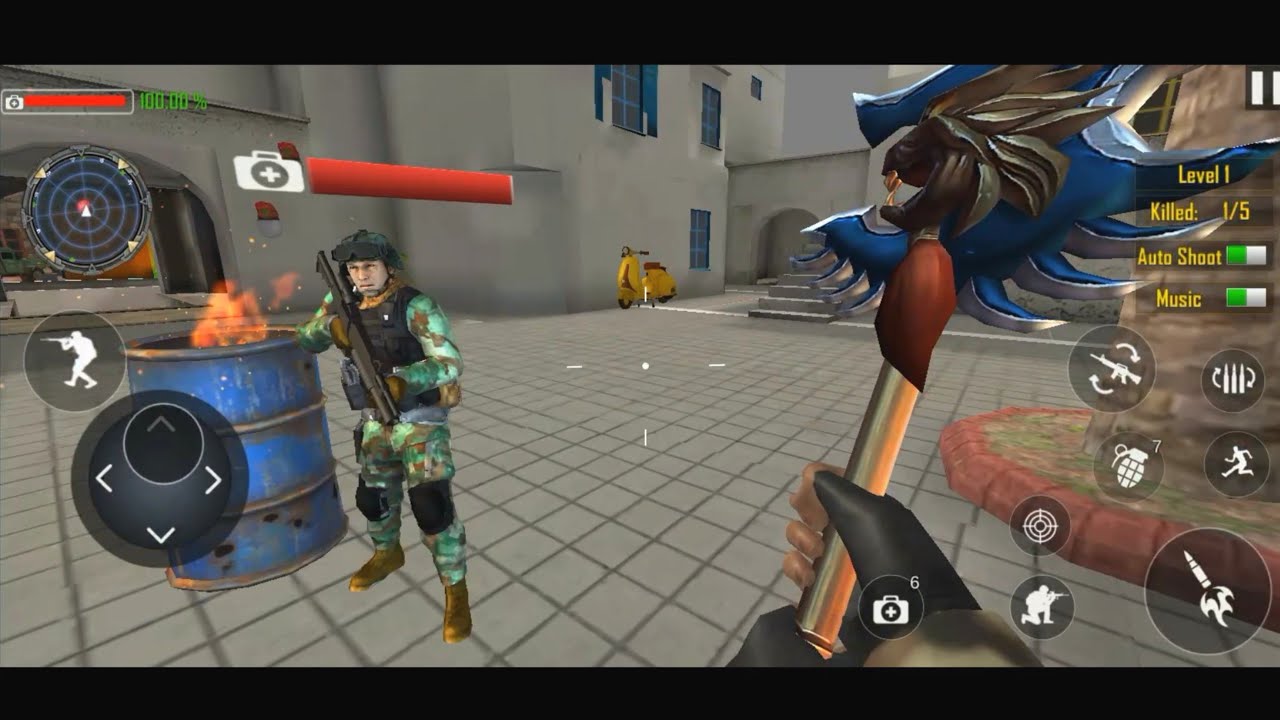 FPS Commando Shooting Strike FPS Shooting Games & Gun Shooting Games Offline Walkthrough Gameplay