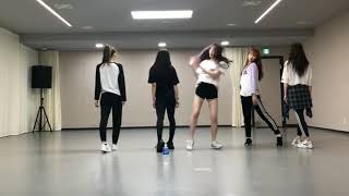 Rumor IZONE version mirrored dance practice (Eunbi, Chaeyeon, Yena, Minjoo, Chaewon)