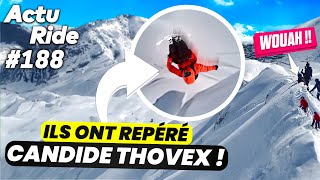 Candide Thovex qui surprend des skieurs !  Une française qui surfe la plus grosse vague du monde !