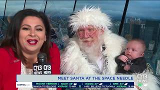 Baby Meets Santa at the Space Needle