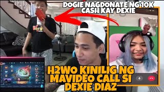 H2WO KINILIG NG MAVIDEO CALL SI DEXIE DIAZ | DOGIE NAG DONATE NG 10K CASH KAY DEXIE screenshot 5