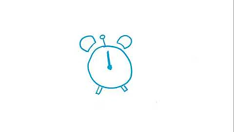 How to Draw a Cartoon Alarm Clock - Relaxing Drawing Session