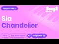 Chandelier (Piano Karaoke Version) Sia