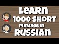 Learn 1000 Useful Russian Phrases For Beginners Of Russian Language 