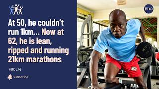 At 50, he couldn’t manage a 1km run… Now at 62, he is lean, ripped and running 21km marathons