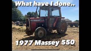 Massey Ferguson 550 tractor, will it start and drive?