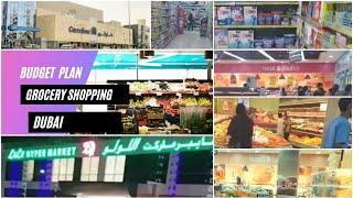Grocery Shopping in Dubai | UAE grocery stores | budget planning | Menu planning | Shopping list