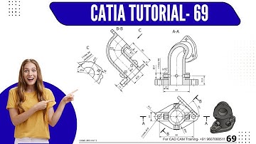 CATIA V5 Tutorial 69 | Step-by-Step Guide for Beginners #CATIA