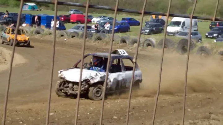 Brampton Raceway 6/5/2013 Micro Bangers Heat 2