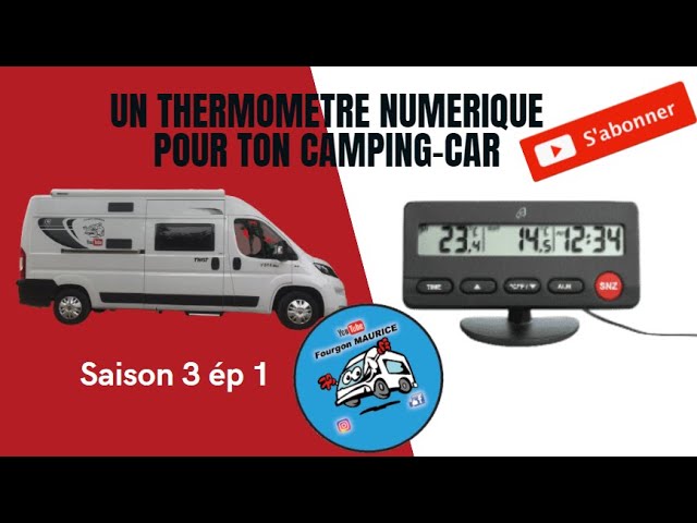 Thermometre interieur exterieur pour camping car - Campingcar-on