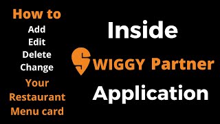 Swiggy Restaurant Partner App || Menu Editor || How to use Swiggy Partner app || Hindi || March 2021 screenshot 4