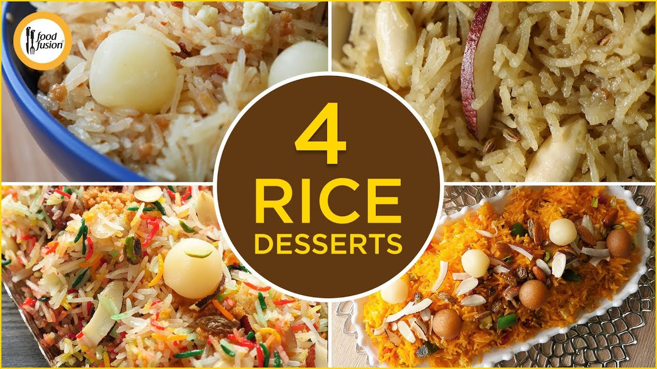 4 Desi Rice Desserts By Food Fusion (Ramzan Special Recipes) YouTube
