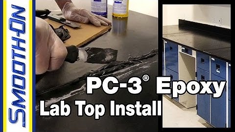 Using PC-3® Epoxy To Install a Lab Countertop