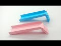 Origami slide  how to make paper playground slide  paper craft easy