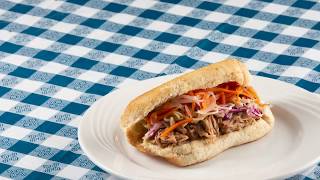 Schwans Chef Collective Pulled Pork Sandwich With Asian Slaw