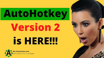 📢AutoHotkey v2 is uitgebracht📢 de ultieme automatiseringstool is nu nog beter (of toch niet❓)