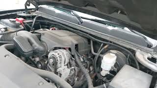 Chevrolet L20 motor sound of 2013 Silverado 1500 Lt 1GCNKSEA8DZ412049