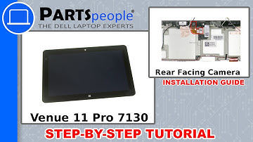 Dell Venue 11 Pro 7130 (T07G001) Rear Facing Camera How-To Video Tutorial