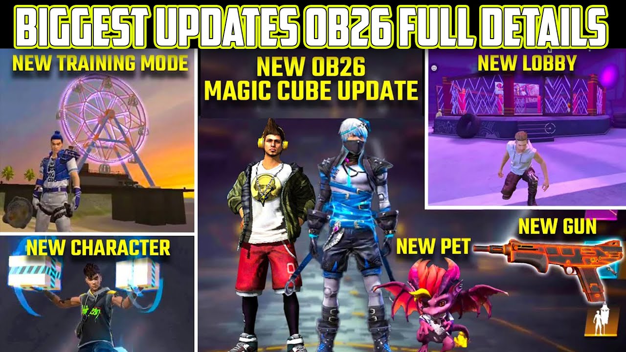 FREE FIRE NEW EVENT | OB26 UPDATE FULL DETAILS | NEW EVENT FREE FIRE | NEW HIPHOP BUNDLE IN FREEFIRE