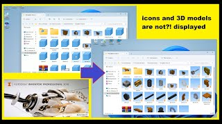 Autodesk Не відображаються мініатюри значки, 3д моделі, icons and 3D models are not displayed