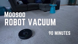 Moosoo Robot Vacuum Sound and Video 90 Minutes Relaxation