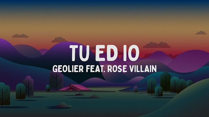 Geolier - TU ED IO feat. Rose Villain (Testo/Lyrics)