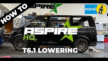 VW Transporter T6.1 HOW TO! Lowering & Fitting Coilovers