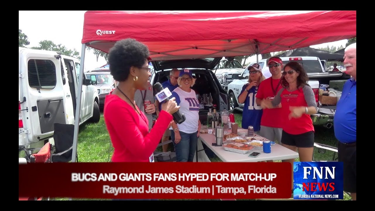 https://fantasy.nfl.com/ Buccaneers vs Giants Tailgate | Food, Football & Fans | FNN SPORTS | Subscribe Now!