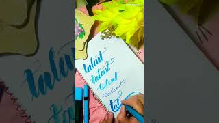 Which calligraphy font is #cool? #pop #calligraphy