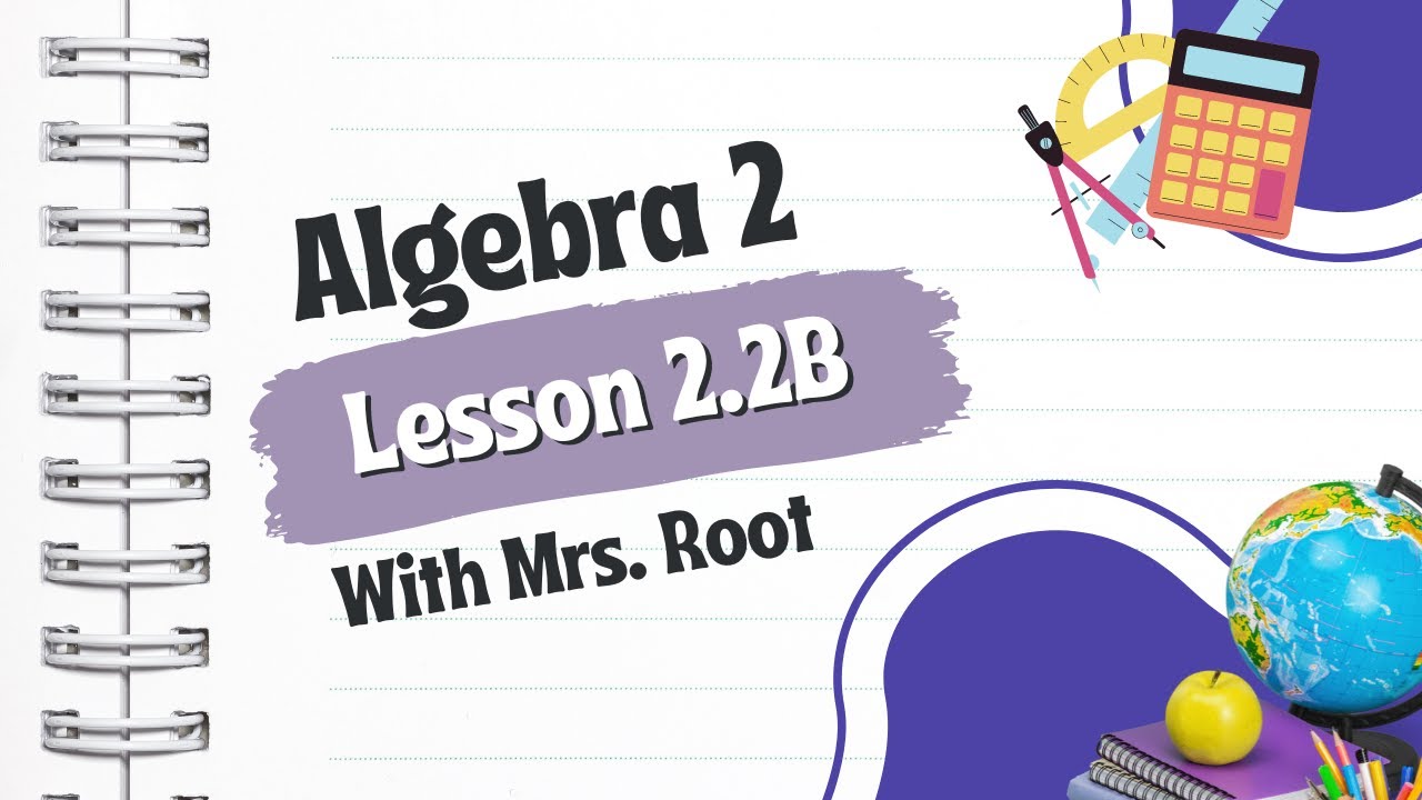 Lesson 2.2B - YouTube
