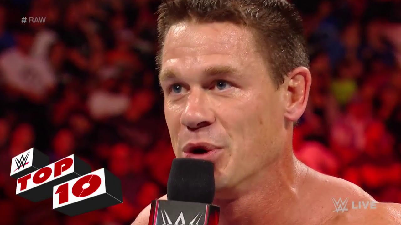 Top 10 WWE moments, wwe raw, september 4, 2017 YouTube