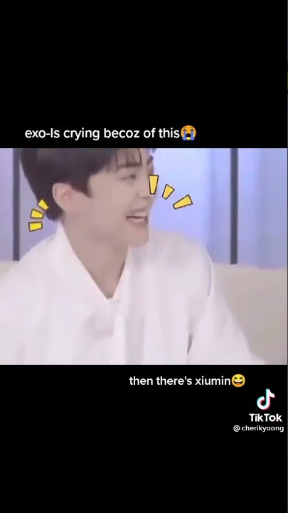 [EXO] xiumin make fun of baekhyun crying 😂 (don't take this seriously bcz they're only joking)