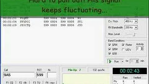CW program: Morse Runner