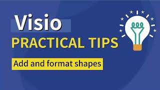 🎨 Adding and Formatting Shapes in Visio! (Easy Guide!)