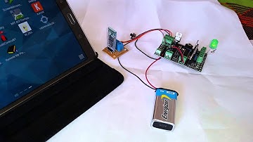 Picaxe  bluetooth lampe on/off