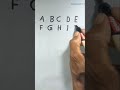 abcd // How to write abcd//abcd in english alphabets//#writing
