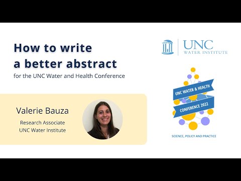 Abstract Writing Tutorial: Part 1