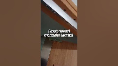 Access control system for hospital 🏥#access #ampletrails #essl #accesscontrol Call 9315441078