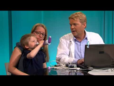 Axel, 4 år, berättar om sin astma - Malou Efter tio (TV4)