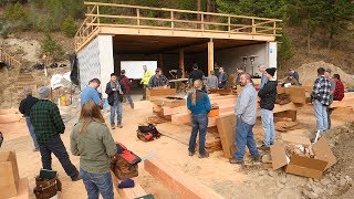 Timber Frame Workshop on REAL LIFE HOUSE (Day 1)